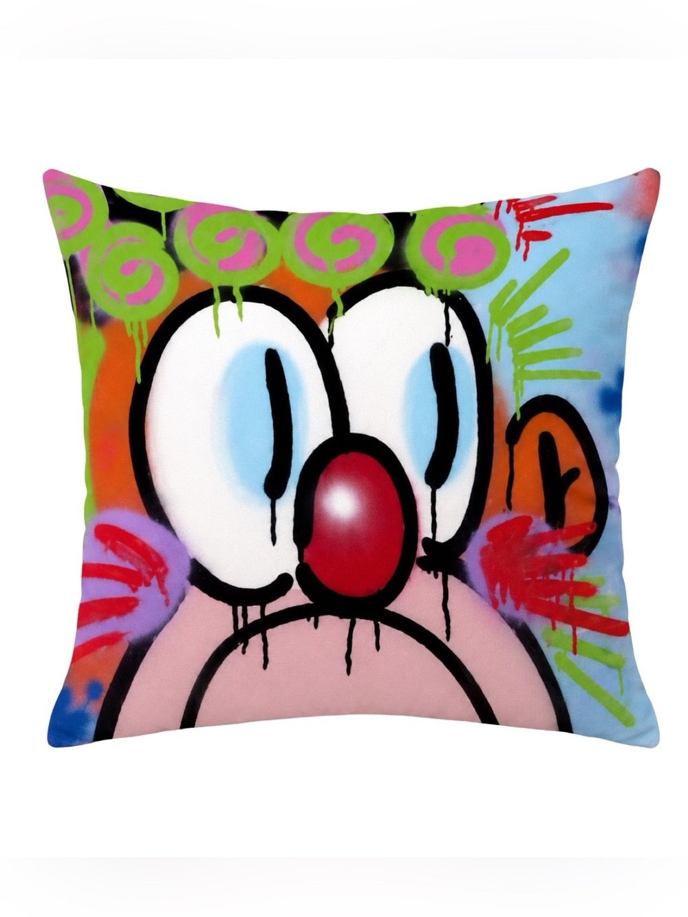 SLAWN Wavy Portrait Throw Pillow